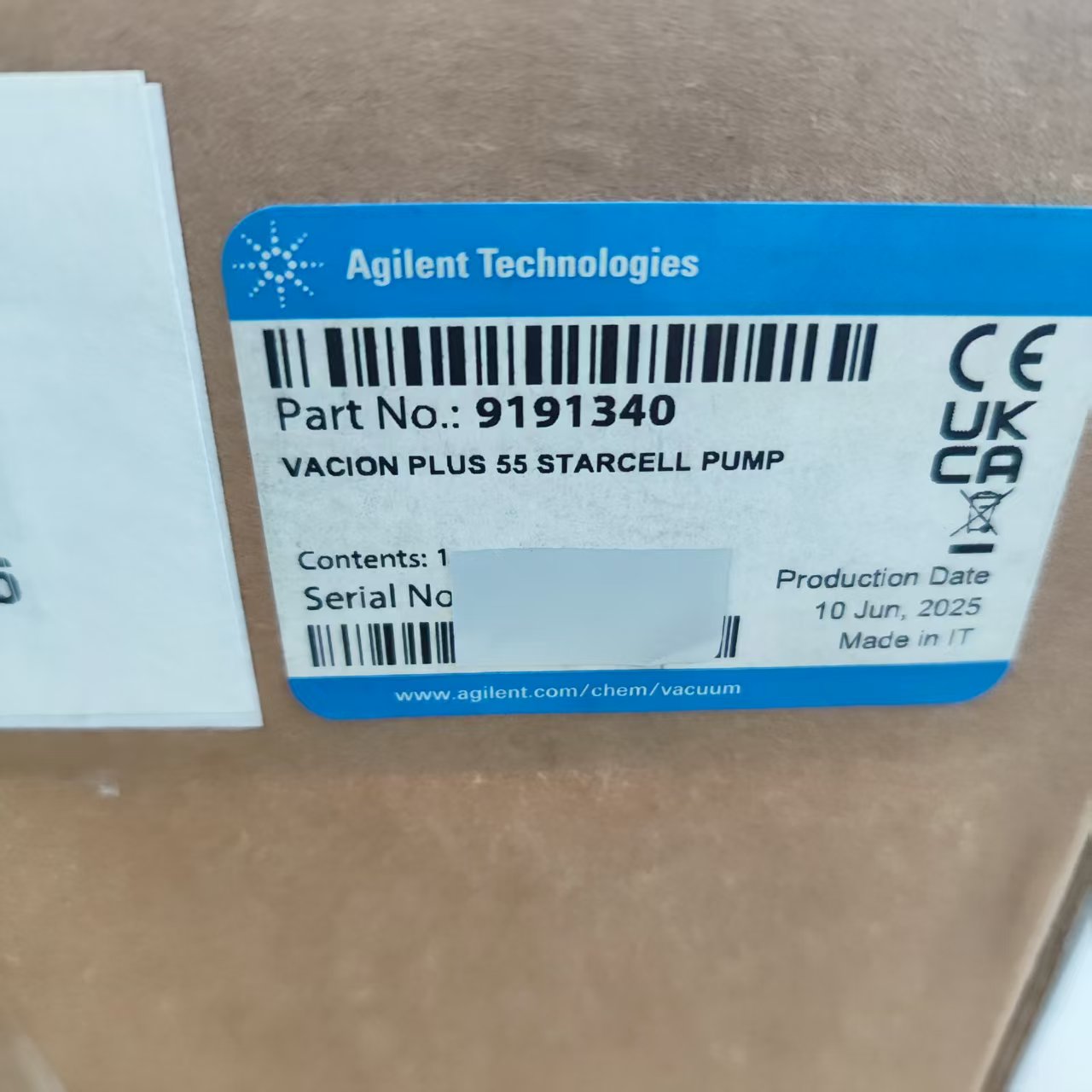 安捷伦55L中型离子泵